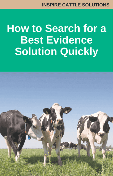 How to Search for a Best Evidence Solution Quickly