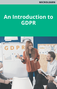 Microlearn An Introduction to GDPR Course