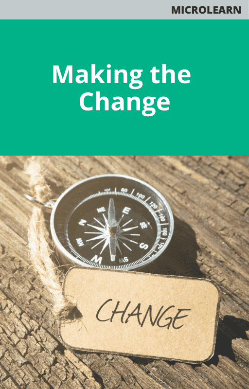 Making the Change