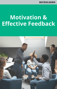 Microlearn Motivation and Effective Feedback Course
