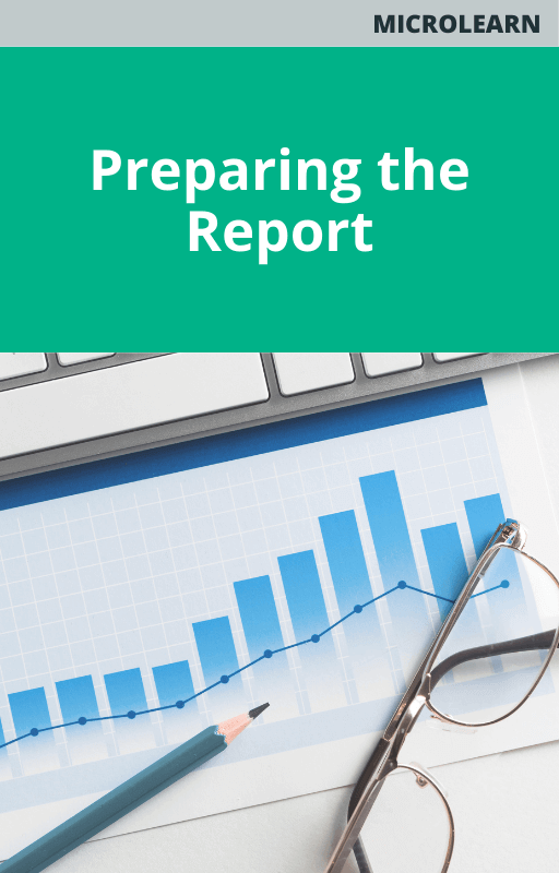 Preparing The Report