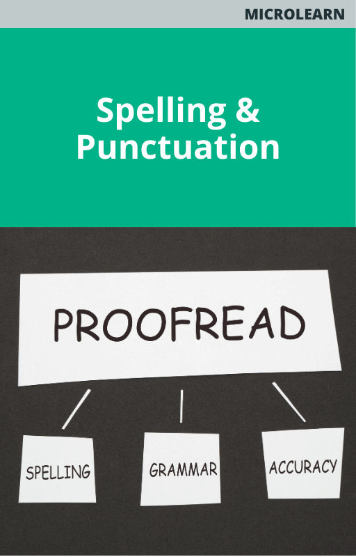 Microlearn Spelling and Punctuation Course
