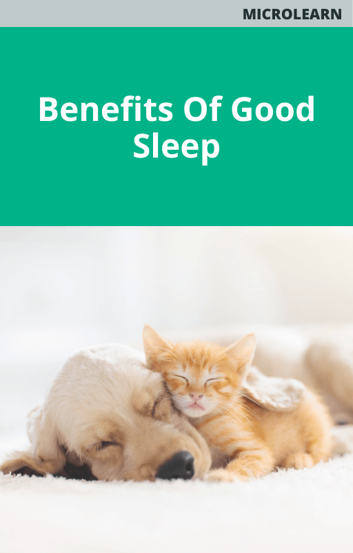 Microlearn Benefits of Good Sleep Course